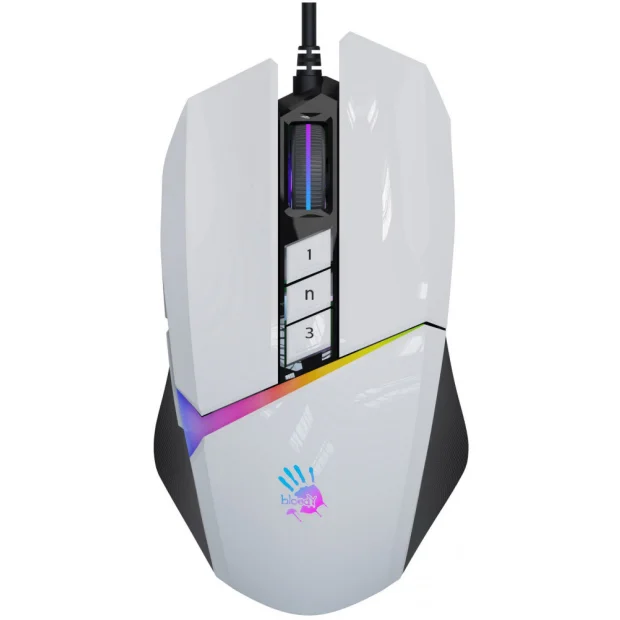 Игровая мышь A4Tech Bloody W60 Max (белый)